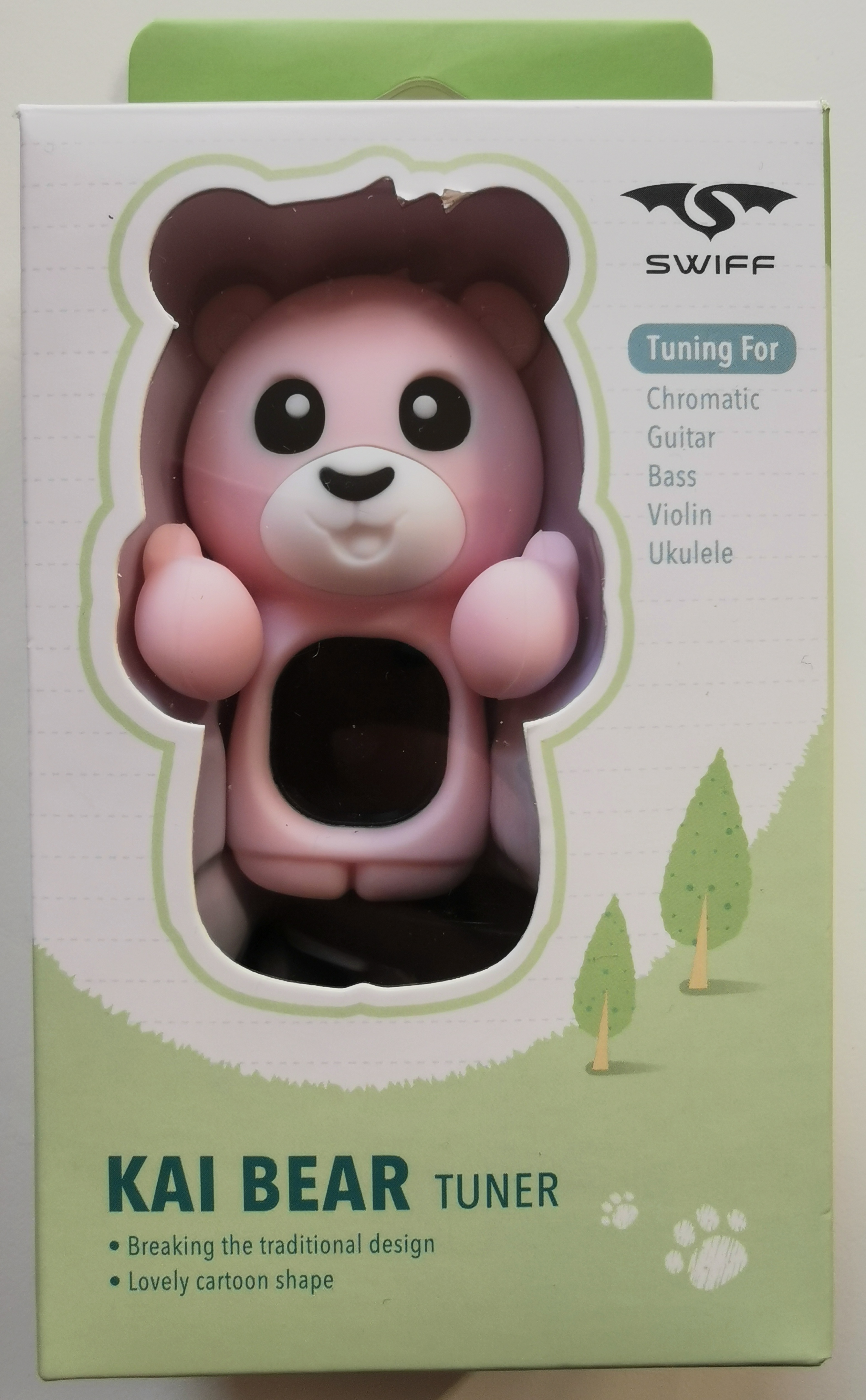 Swiff Cartoon Tuner- BEAR pink* Swiff Cartoon Tuner- BEAR pink*