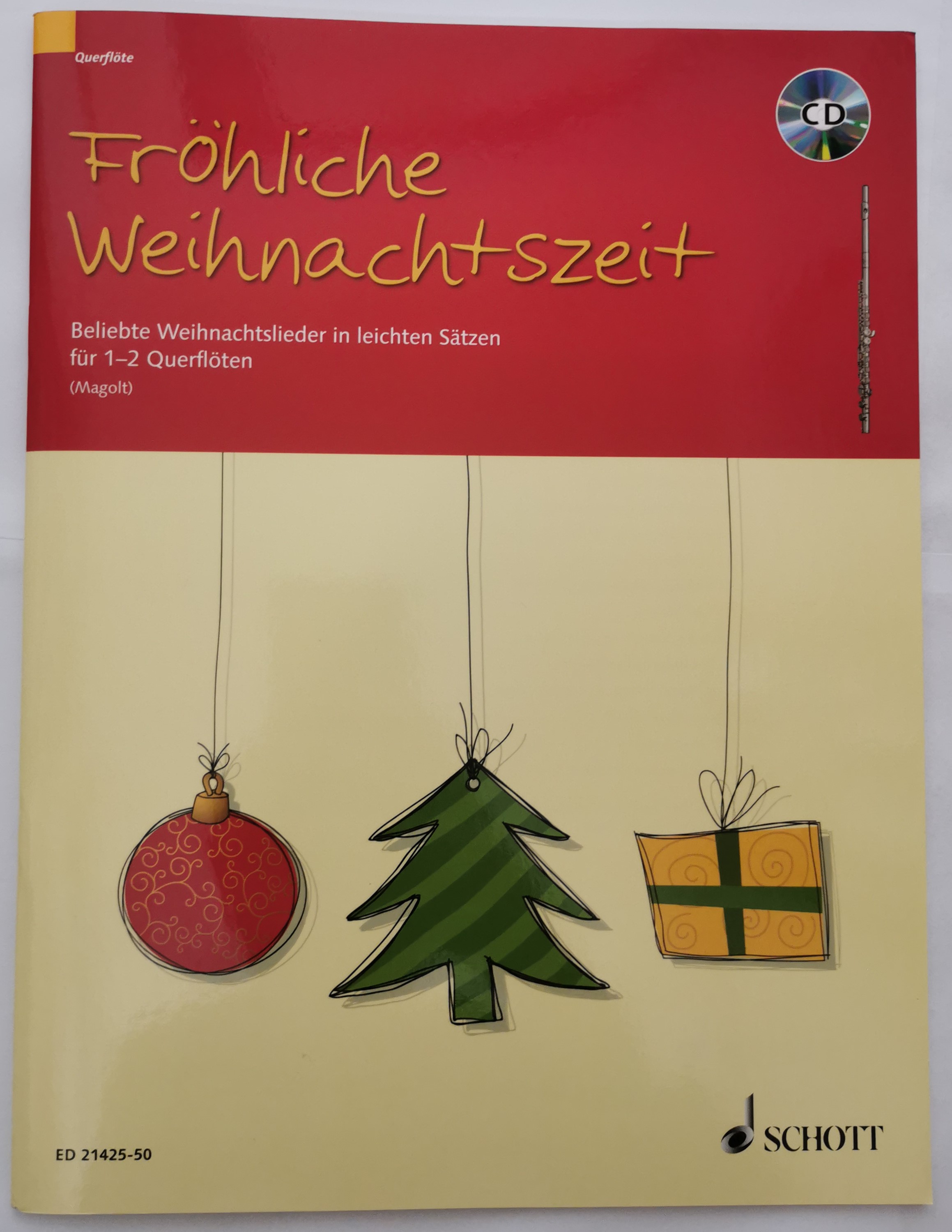 Magolt, M. Fröhliche Weihnachtszeit für 1-2 Querflöten+ CD*