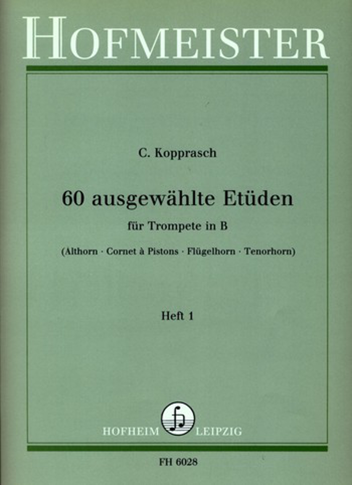 C. Kopprasch 60 ausgewählte Etüden für Trompete 1*