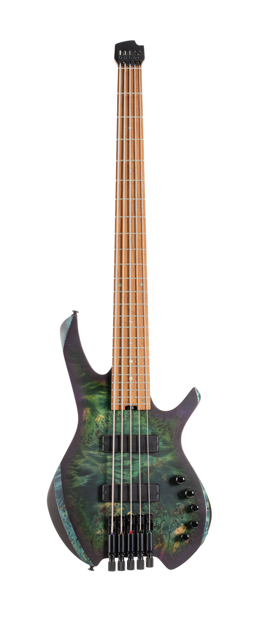 Cort Bassgitarre "Artisan Space 5" Star Dust Green Headless