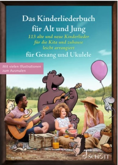 Das Kinderliederbuch für Alt+ Jung- Ukulele und Gesang*