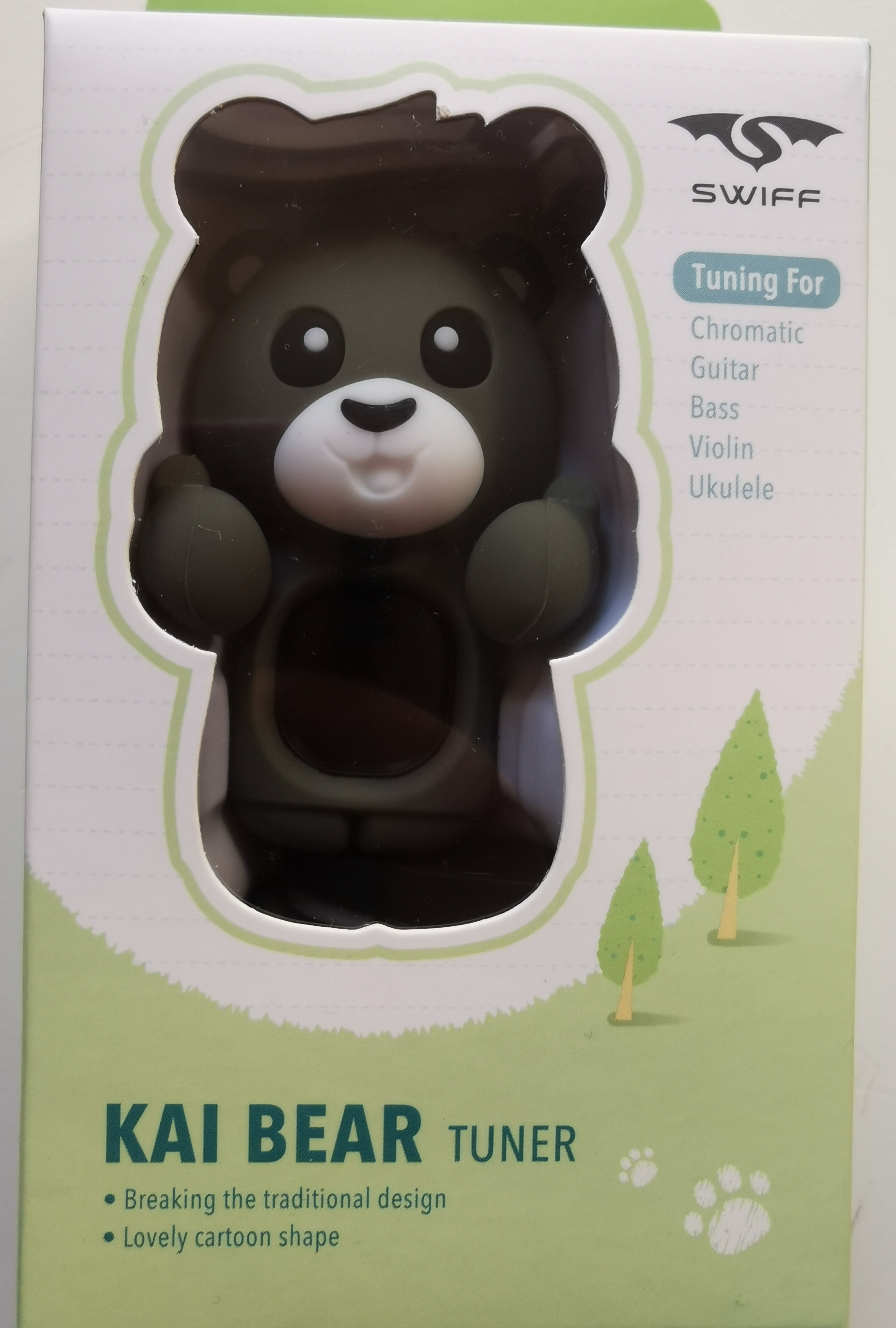 Swiff Cartoon Tuner- BEAR grau* Swiff Cartoon Tuner- BEAR grau*