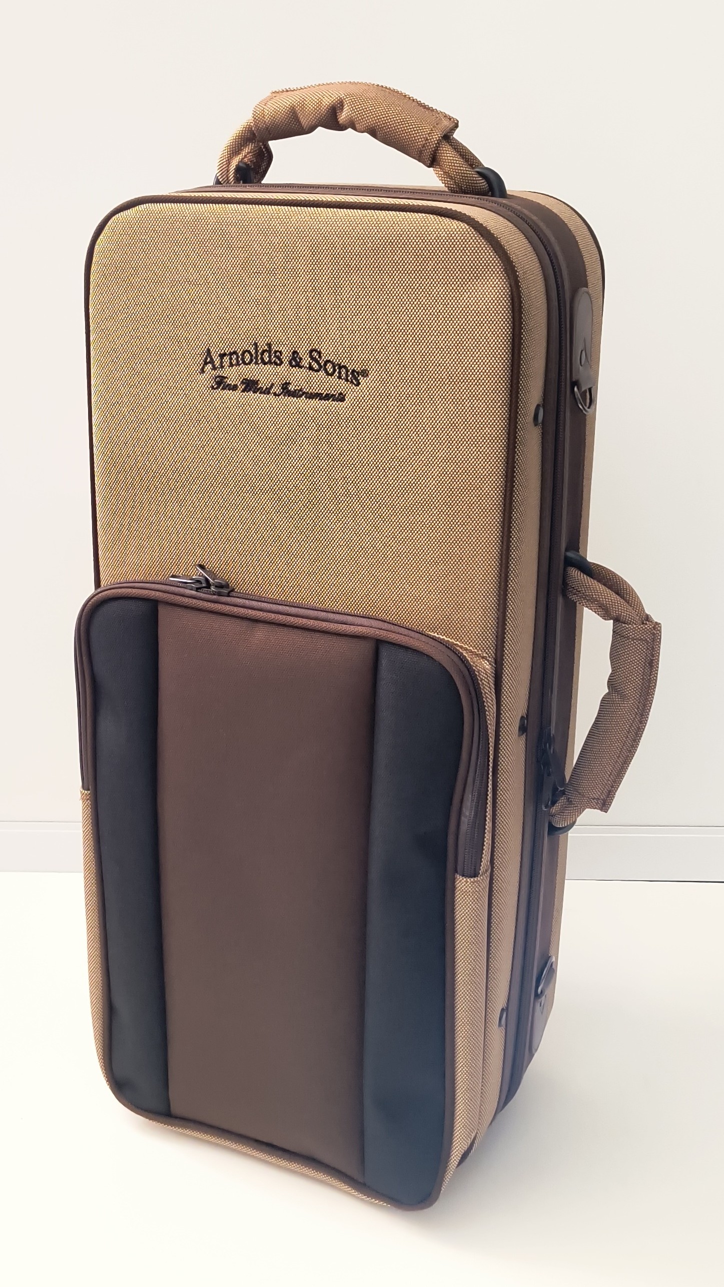 A&S Koffer Altsaxophon Vintage Design braun*