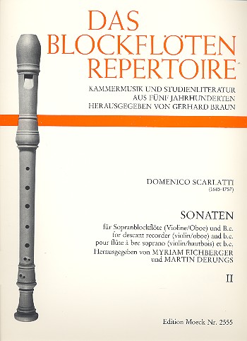 D. Scarlatti Sonaten für Sopranblockflöte  Heft 2*