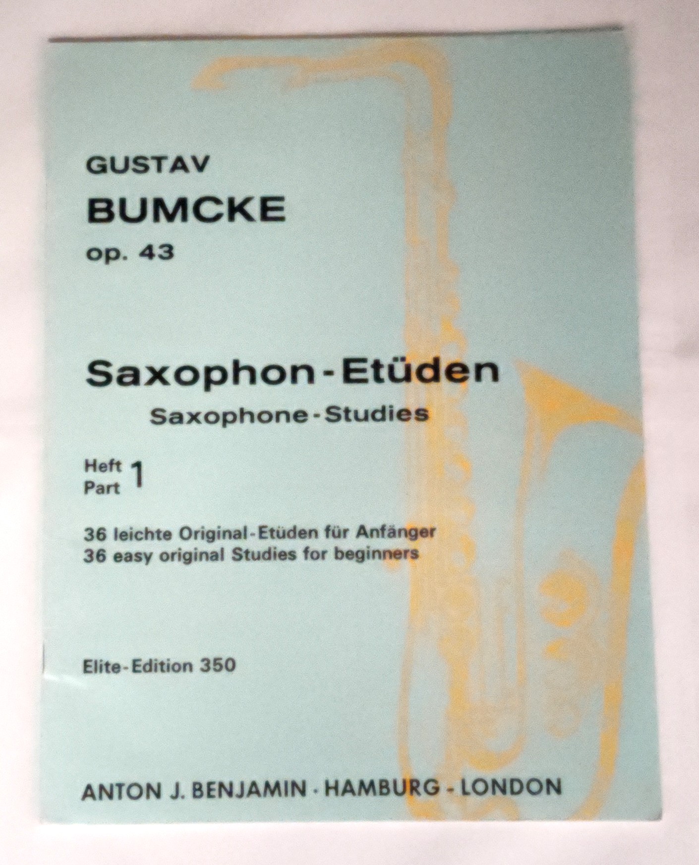 Bumcke, G. Saxophon-Etüden Band 1*