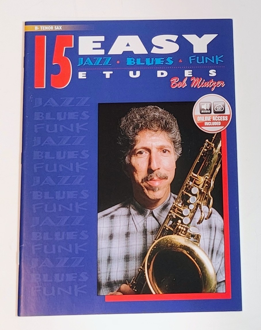 Mintzer, B.15 easy Jazz, Blues & Funk Etudes TS+online aud*