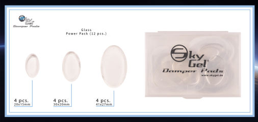 SkyGel Damper Pads - Glass Power Pack