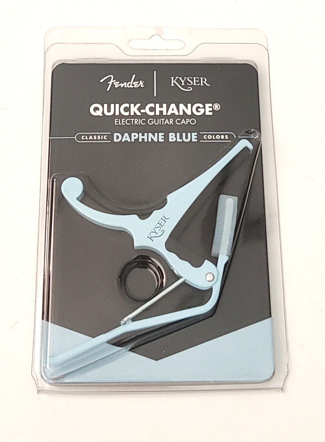 Fender / Kyser Kapodaster E-Gitarre  Quick Change blau*