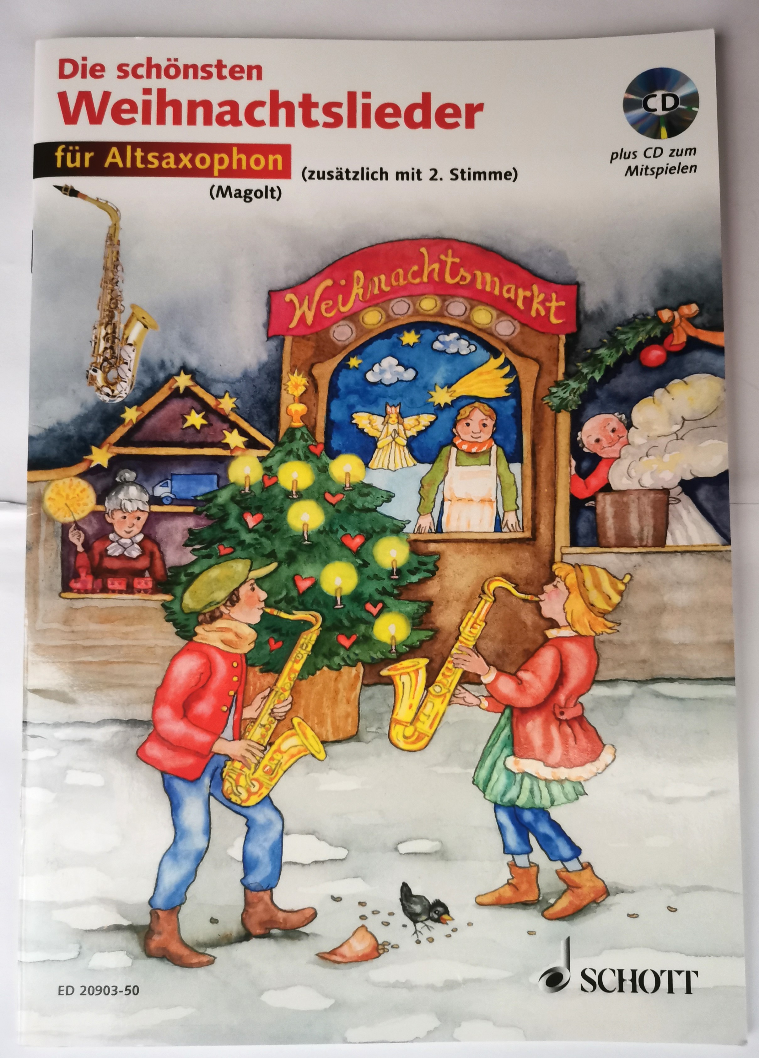 Die schönsten Weihnachtslieder für 1-2 Altsaxophone+ CD*