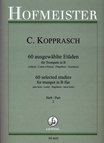 Kopprasch, C. 60 aufgewählte Etüden für Trompete 2*